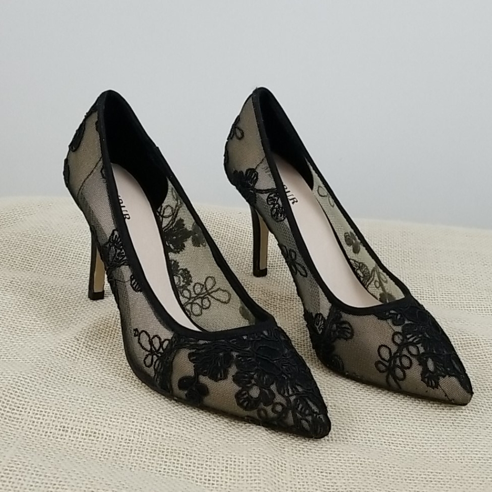 Menbur Lace Floral Pumps 7.5 (38)